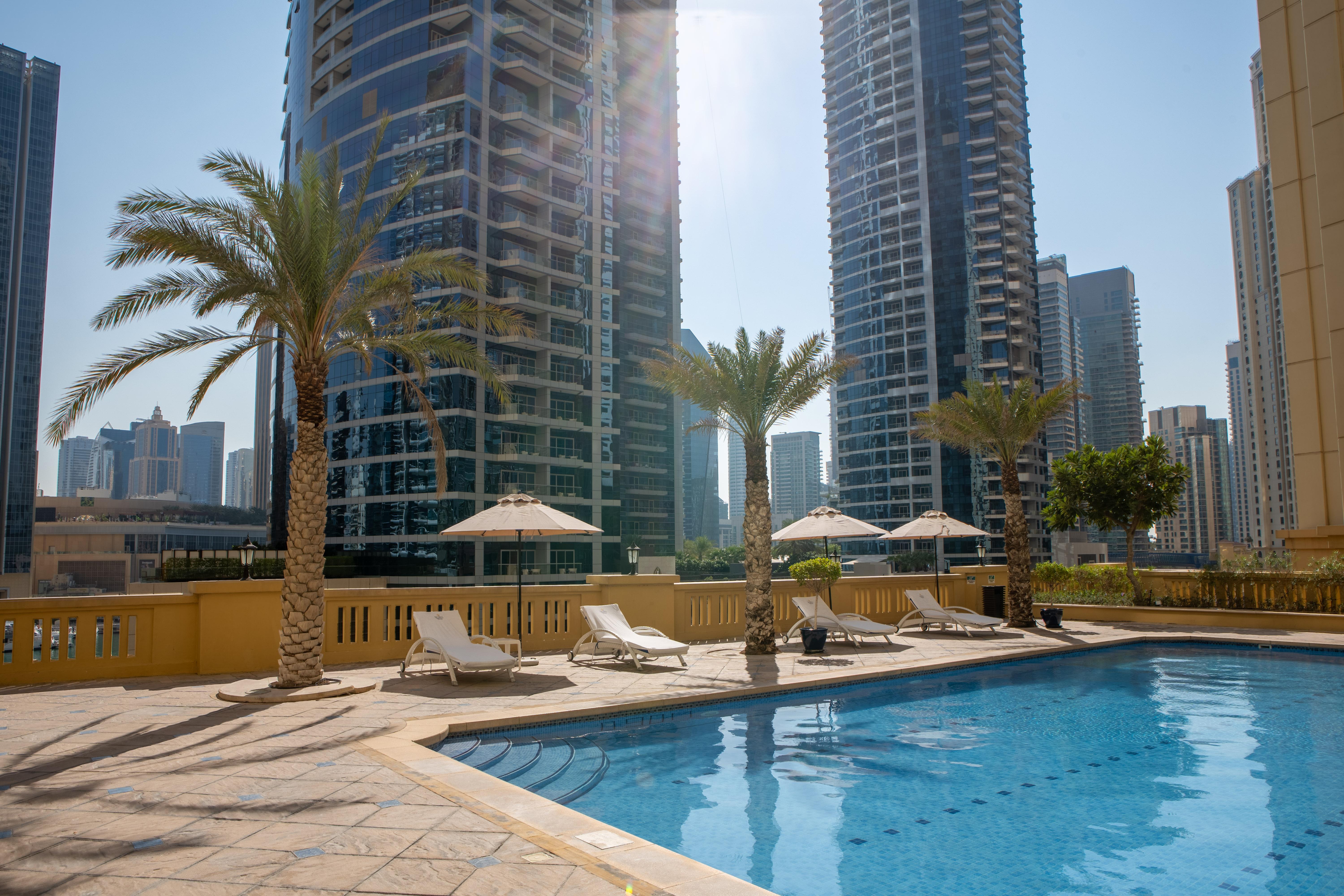 Suha Jbr Hotel Apartments Dubai Esterno foto